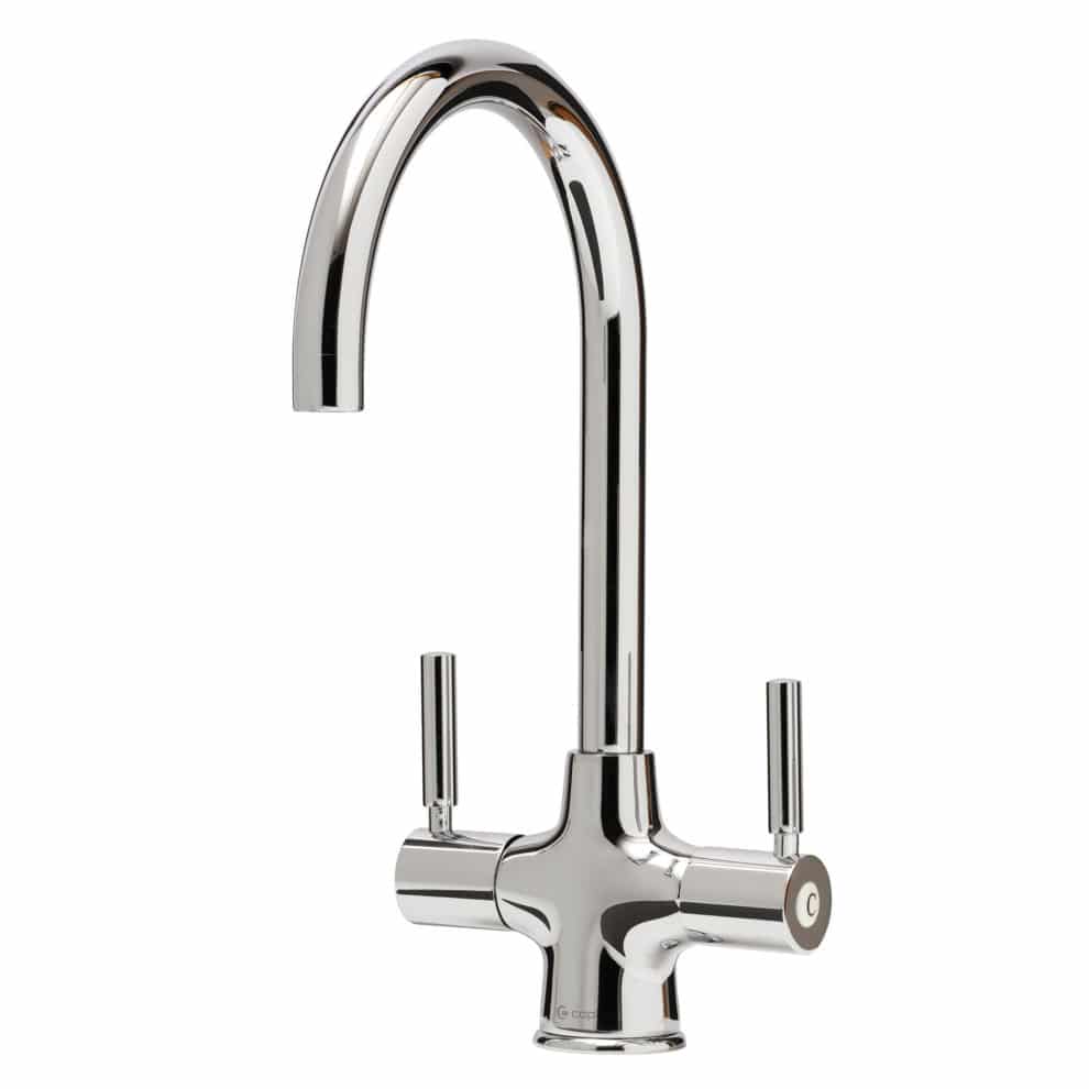 Washington Dual Lever Tap Polished Chrome Caple