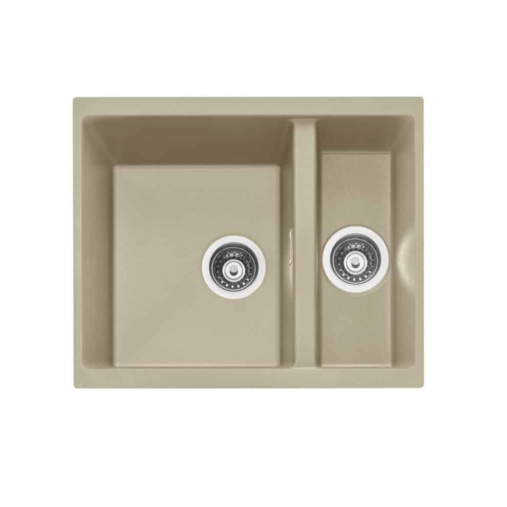 Leesti 151 Inset or Undermount Granite Sink Desert Sand | Caple